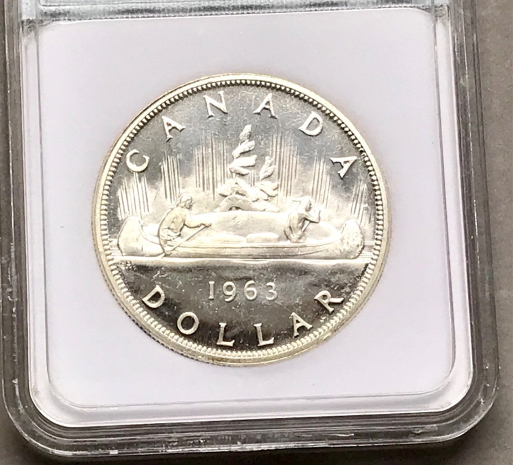 1963 Canada Silver Prooflike Dollar