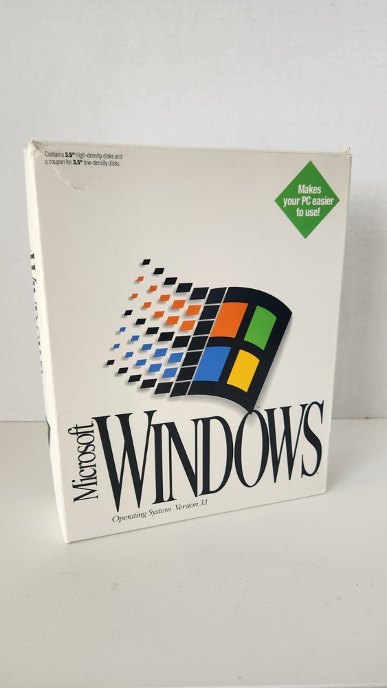 Vintage Microsoft Windows 3.1 Operating System PC Software Complete 6 Disk Set