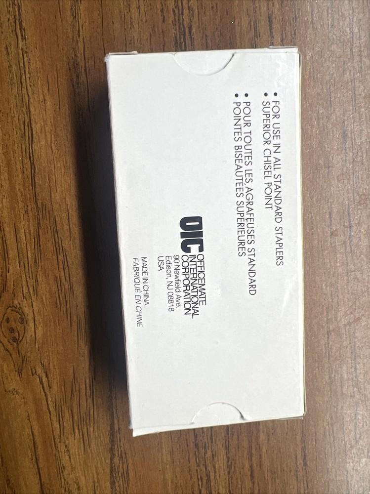 OIC Standard Staples SE-1 5000 Staples. Chisel Point. Used