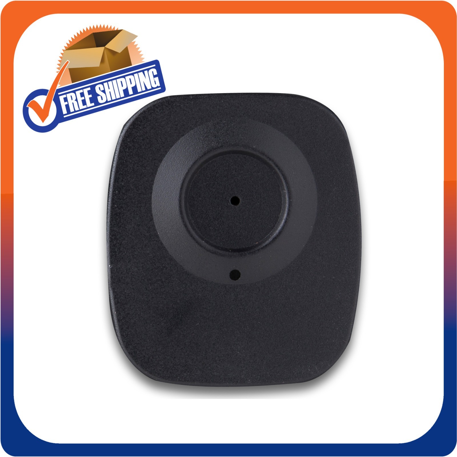 1000 CLOTHING SECURITY TAGS RF 8.2MHZ CHECKPOINT COMPATIBLE MINI TAG BLACK W/PIN