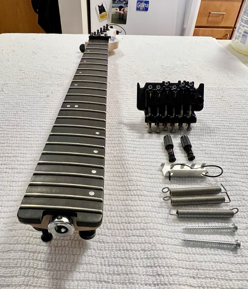 Schecter Sun Valley Super Shredder PTFR Maple Ebony Neck With Floyd Rose EUC