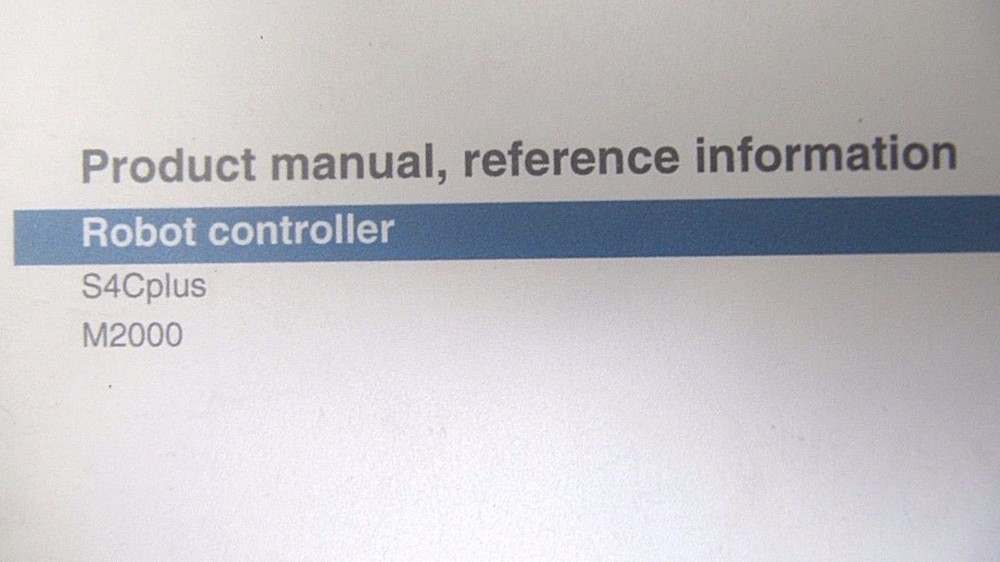 ABB S4Cplus Robot Controller Product Manual, Reference Information 3HAC 021333-0