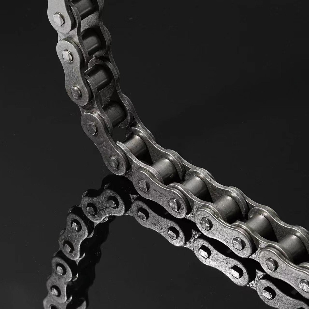 Roller Chain with 2 Connecting Links (Multiple Size and Length Options)