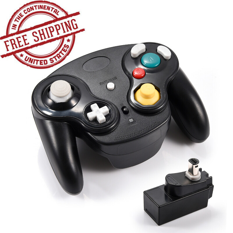 For Nintendo GC GameCube Console Wireless NGC Remote Gamepad Controlle 2pack