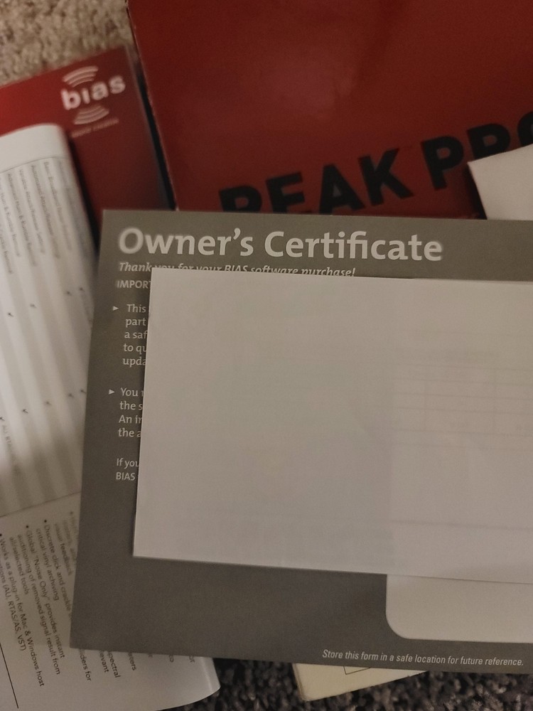 Bias Peak Pro 6 Audio Editing Processing and Mastering Software 2009 Read Below!