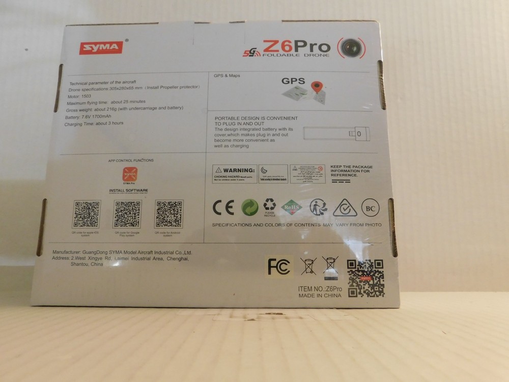SYMA Z6Pro foldale drone