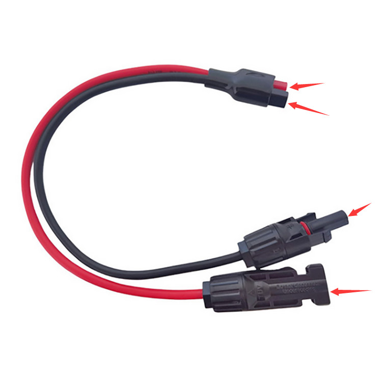 45A Plug Connector Cable Adapter Power Cable for Solar Panel Trailer