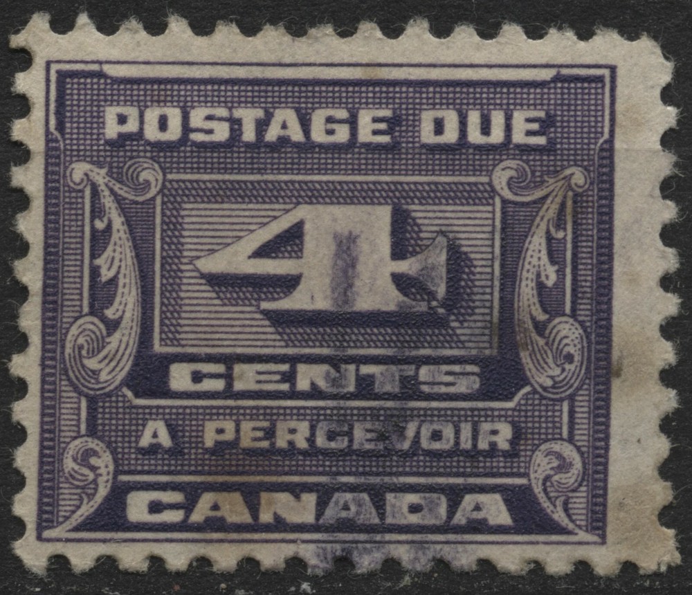 Canada 1933 J13 4c violet postage due "third issue"