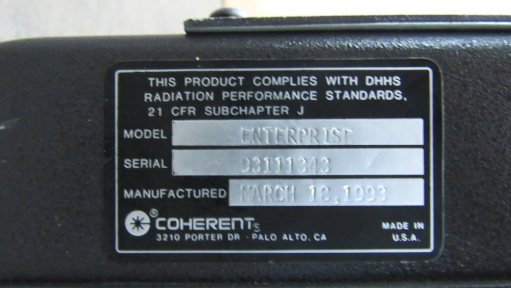 COHERENT ENTERPRISE LASER HEAD POWER SUPPLY UNIT