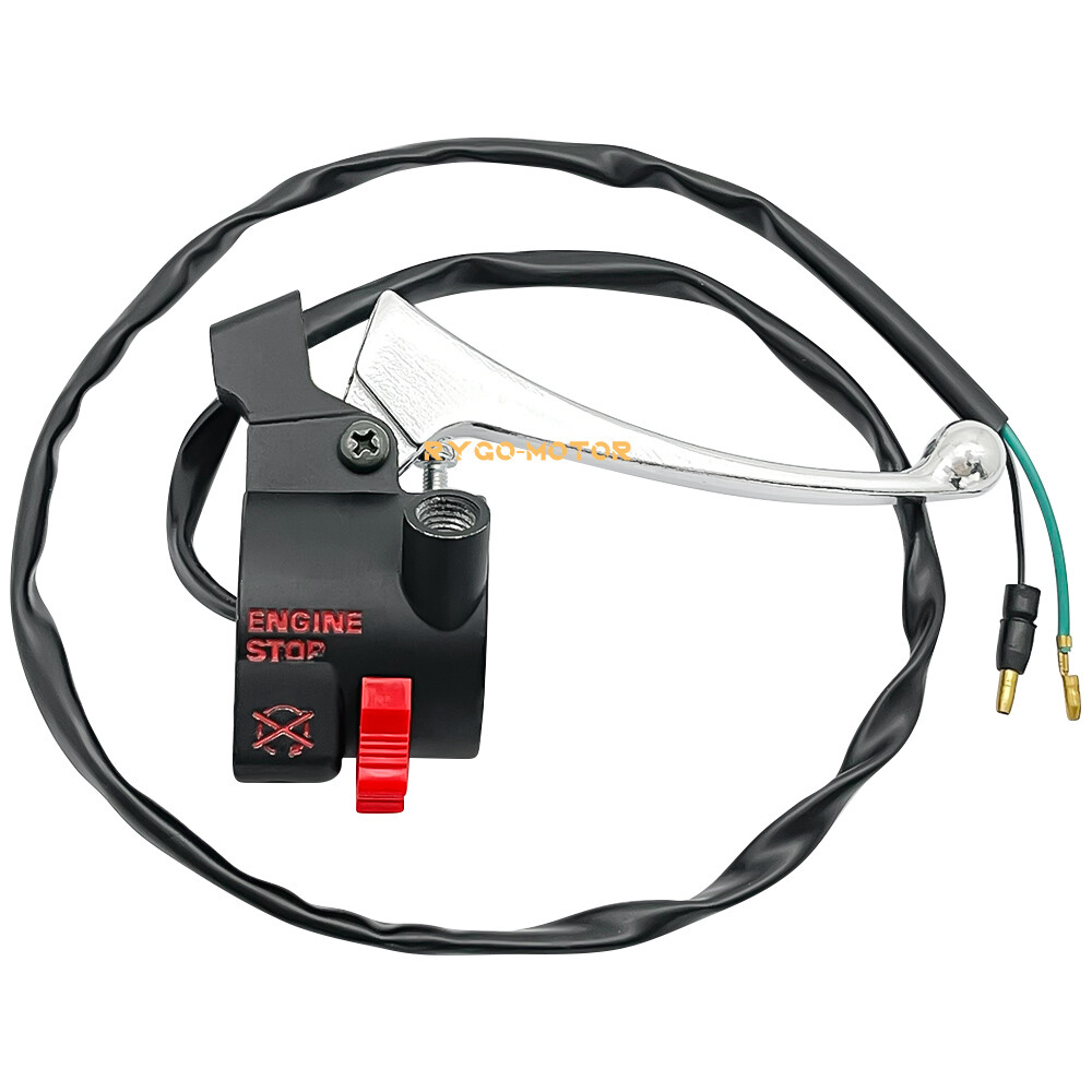 Right Start Stop Kill Switch & Brake Lever for Honda CRF50 CRF50F 2004-2023