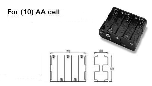 Battery Holder 10 AA