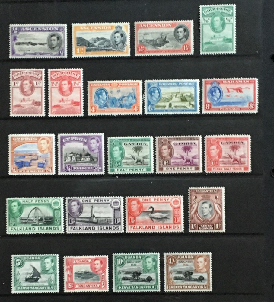 BC KGVI M/MINT MIXED COLLECTION
