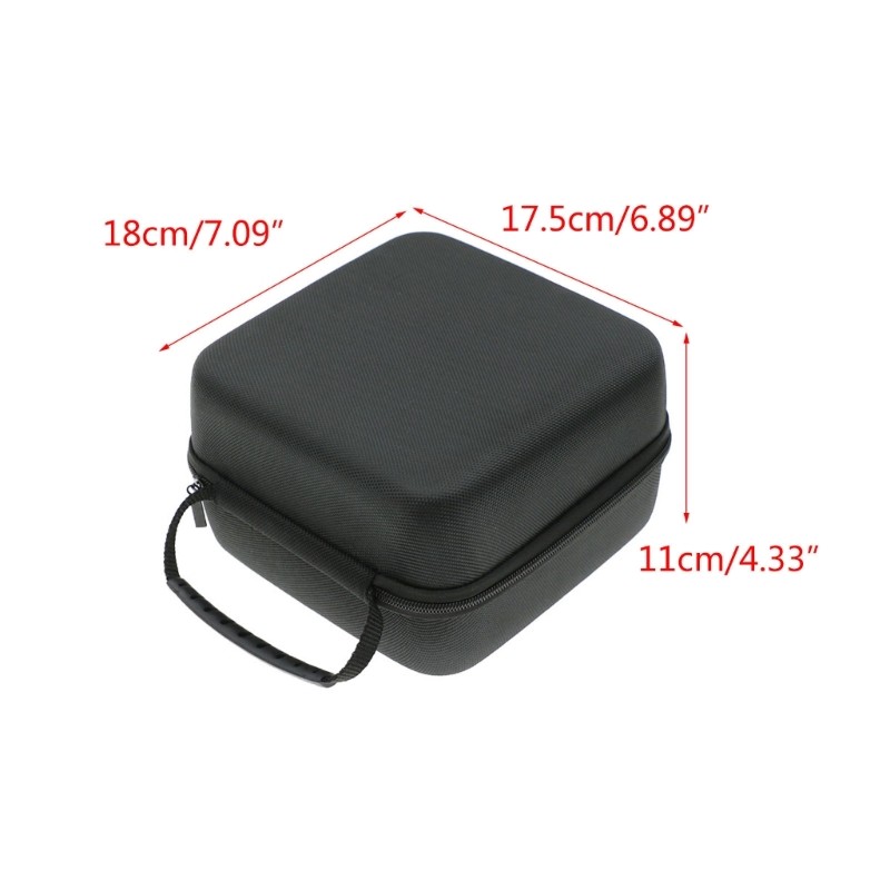 Compact Bag for Computer Speaker Case with Inner Mesh Pocket Cable Management