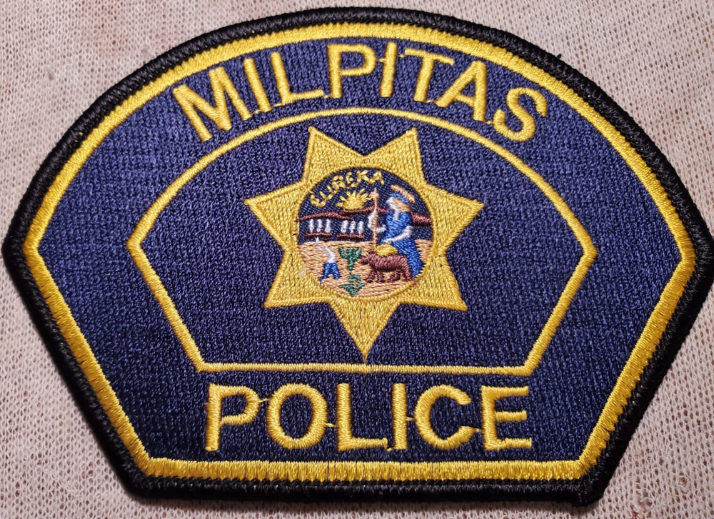 CA Milpitas California Police Patch