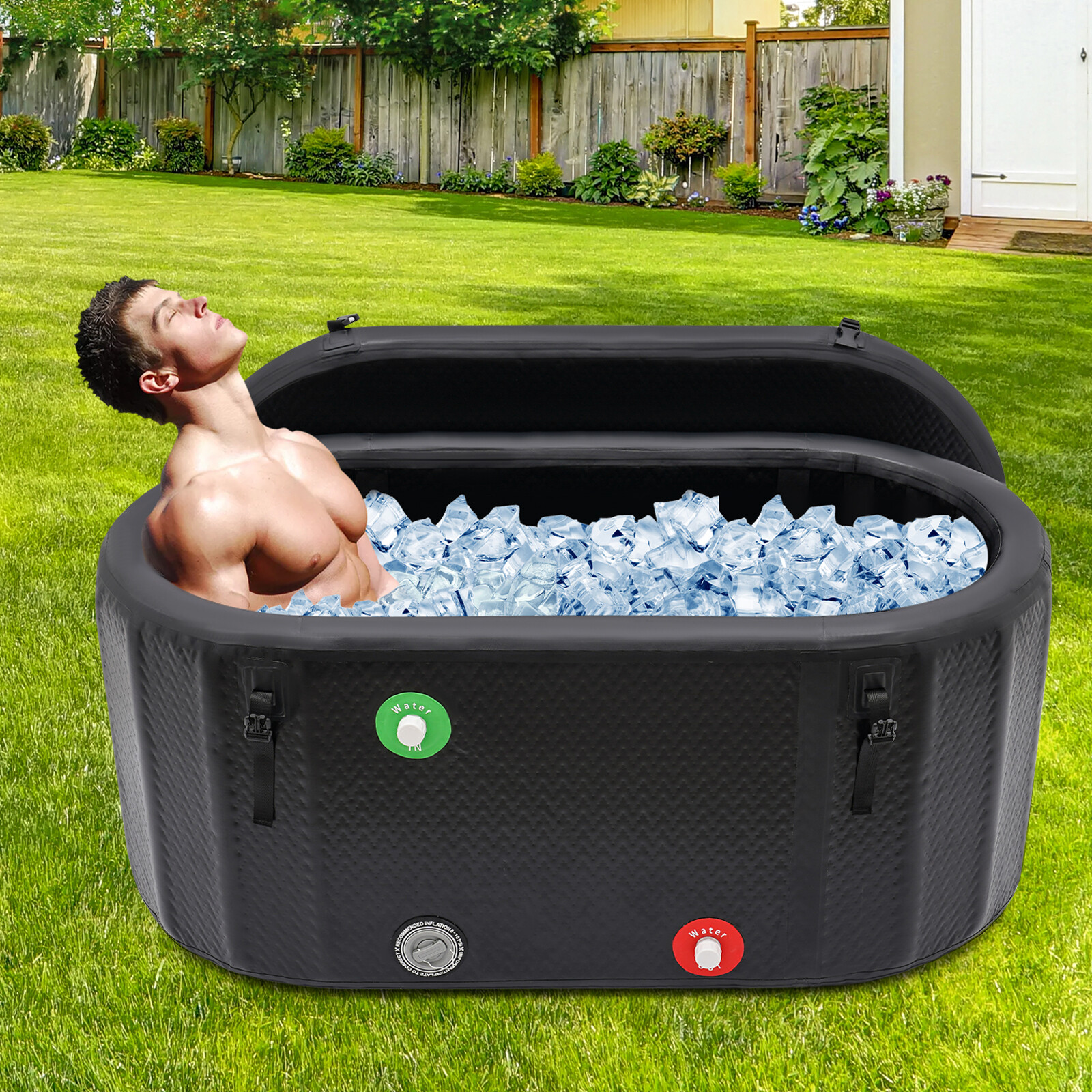 Ice Bath Cold Therapy Plunge Inflatable Ice Bath Tub for Sports Recovery Therapy