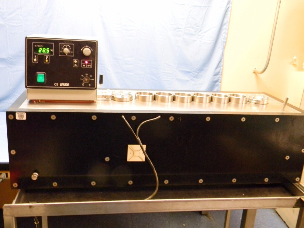 Lauda CS 6-D Thermostat Recirculator Bath w/ 6-Port Capillary Viscometer Deck