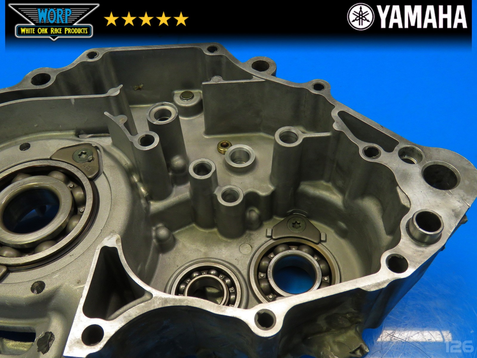 2004 YAMAHA YFZ450 LEFT SIDE CRANKCASE CRANK CASE BOTTOM END ~ GENUINE OEM 04-05