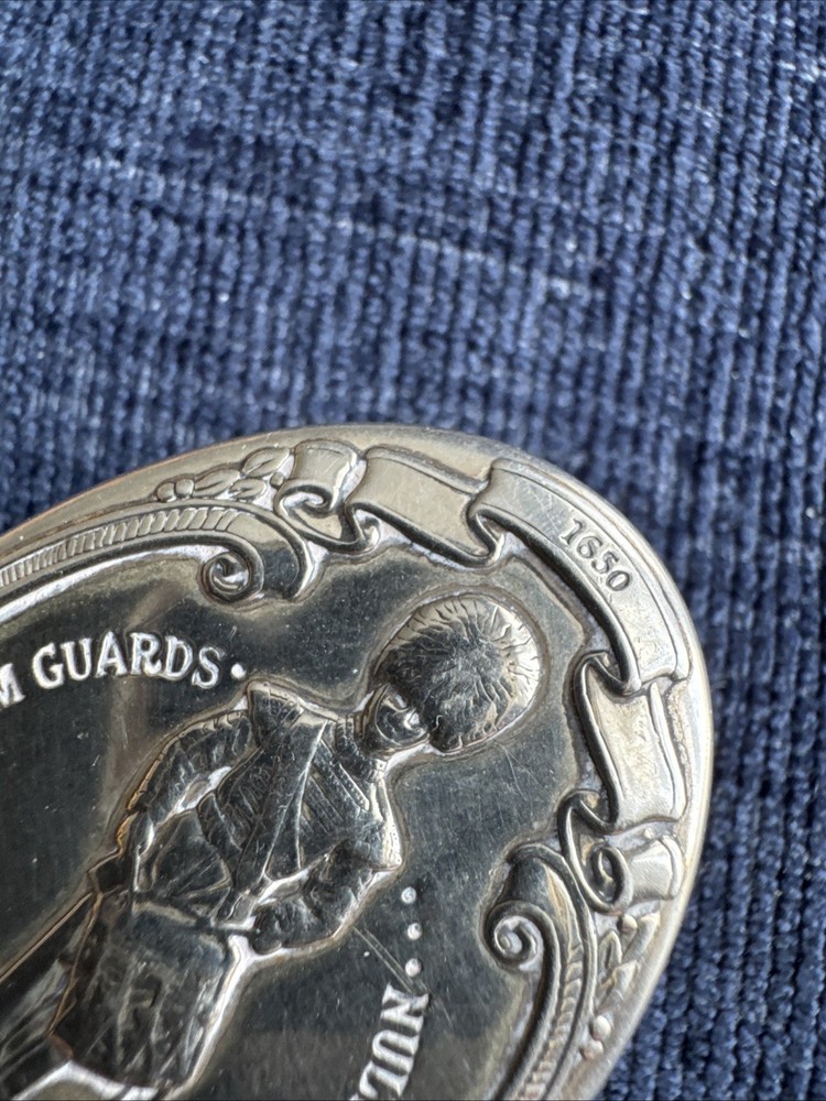 sterling silver guards regiments coldstream guards pill box