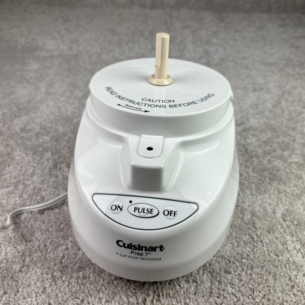 Cuisinart Prep 7 Cup Food Processor Motor Base White DLC-2007N Replacement