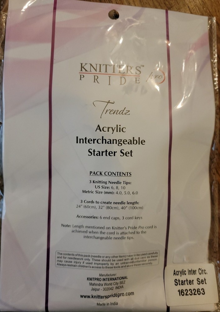 KnitPro Trendz Interchangeable Circular Knitting Needle Starter Set