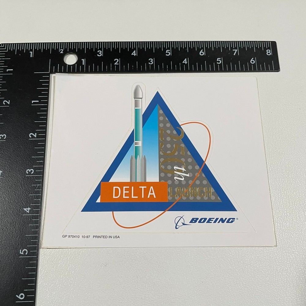 BOEING DELTA 250th LAUNCH Satellite Sticker Decal 251D