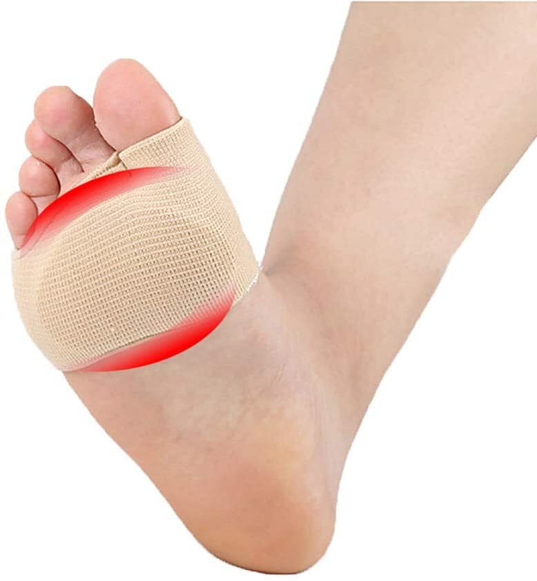 4 Pack For Man Women Fabric Metatarsal Pads Sleeve with Gel Sole Cushion Gift US