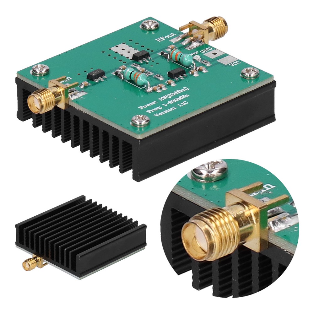 RF Power Wideband Amplifier Amplification Module 1-930MHz Working Frequency
