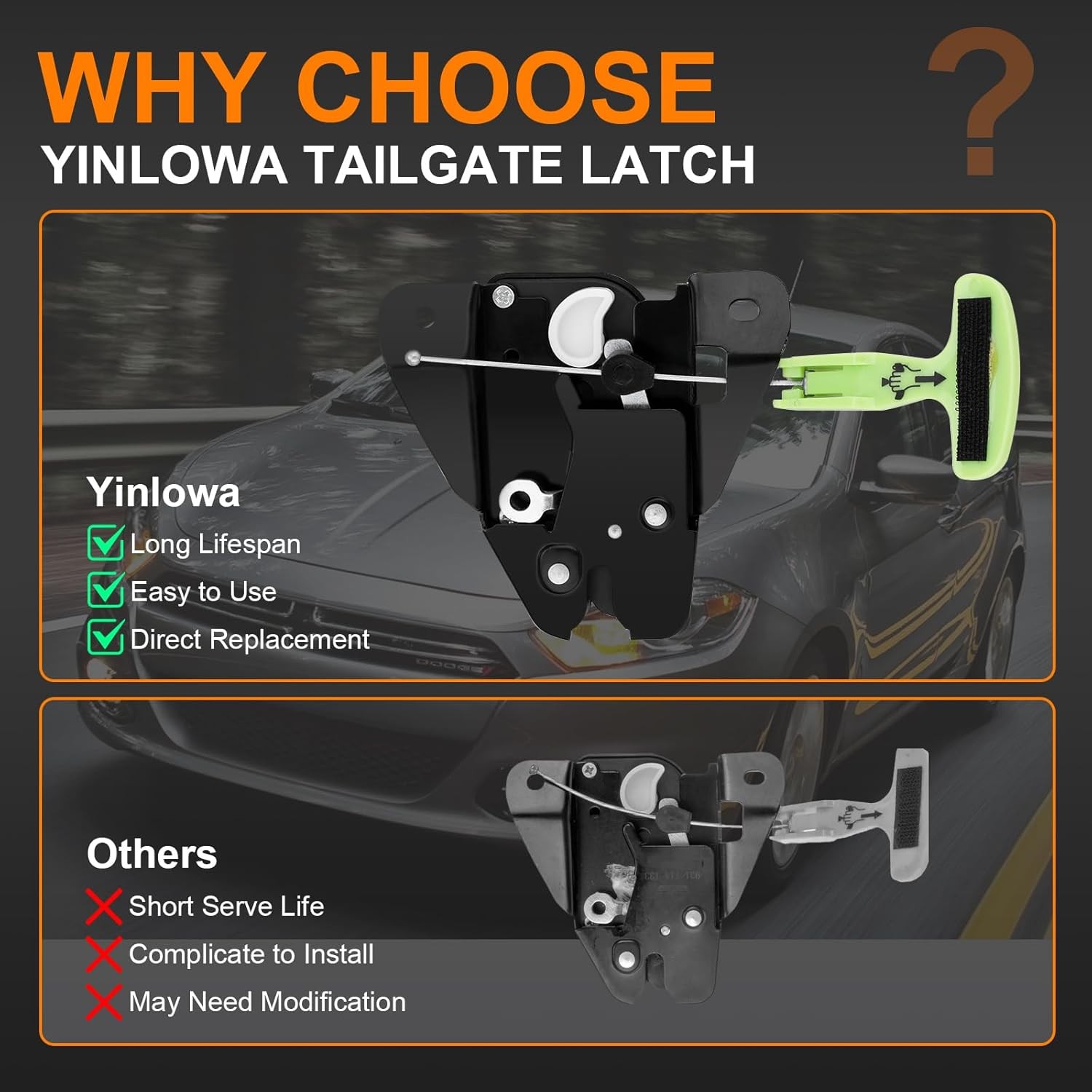 Tailgate Lock Trunk Latch Actuator Motor 5056244AA For Dodge Charger Chrysler