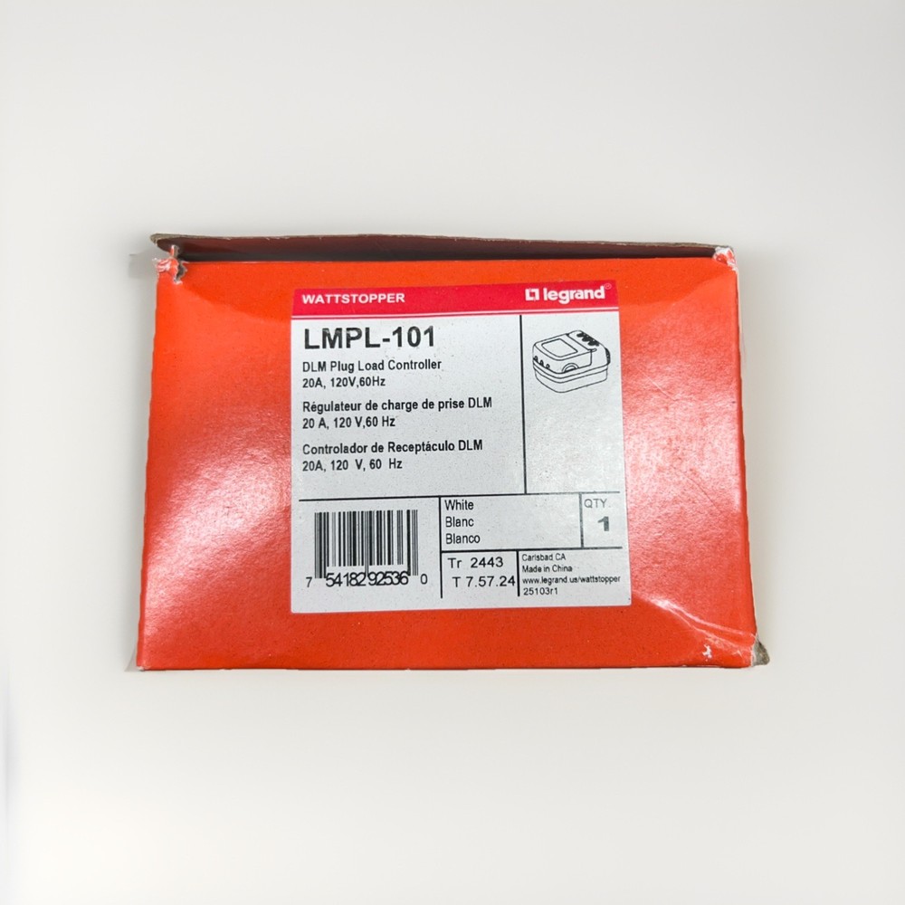 Wattstopper LMPL-101 Digital Plug Load Controller 20A, 120V, 60Hz