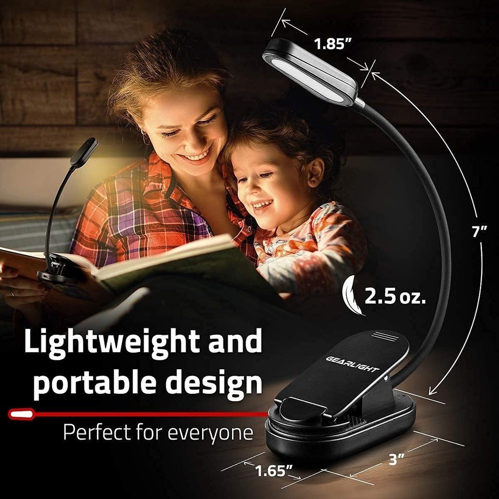 Hands-Free Reading Light - Adjustable Brightness
