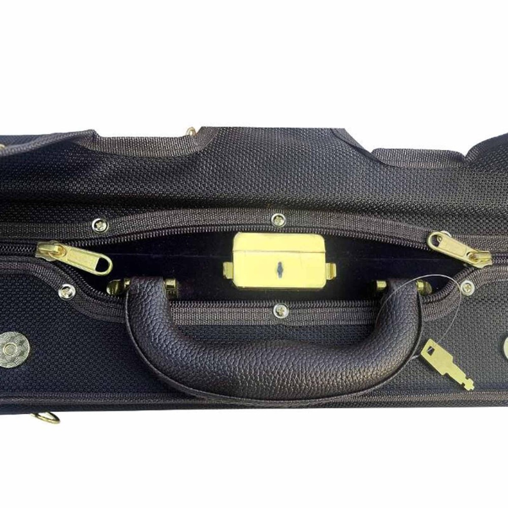 Double Case 4/4 Full Size Hard Backpack Portable Oxford Organizer Adjustable