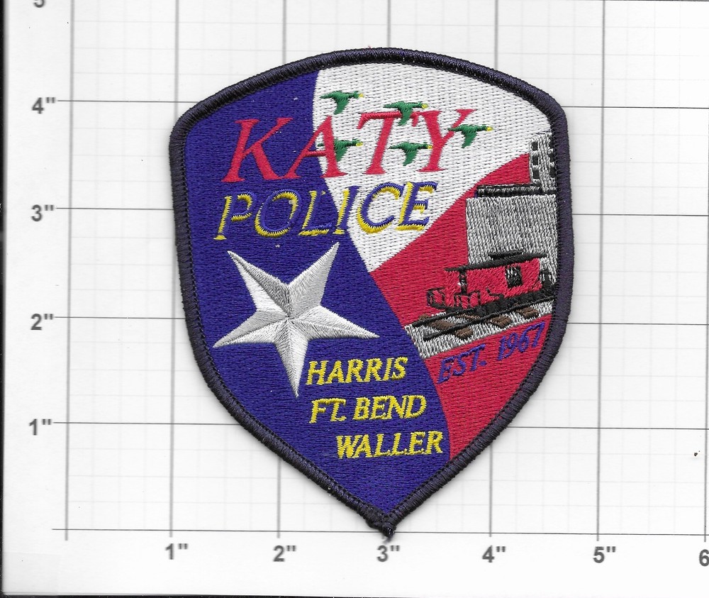 Police Patch -  Texas -KATY Harris Ft. Bend Waller