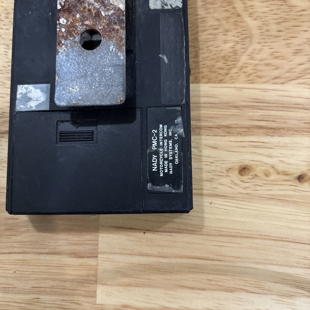 1 NADY PMC-2 Motorcycle Intercom System Driver Passenger Mic WindBlock