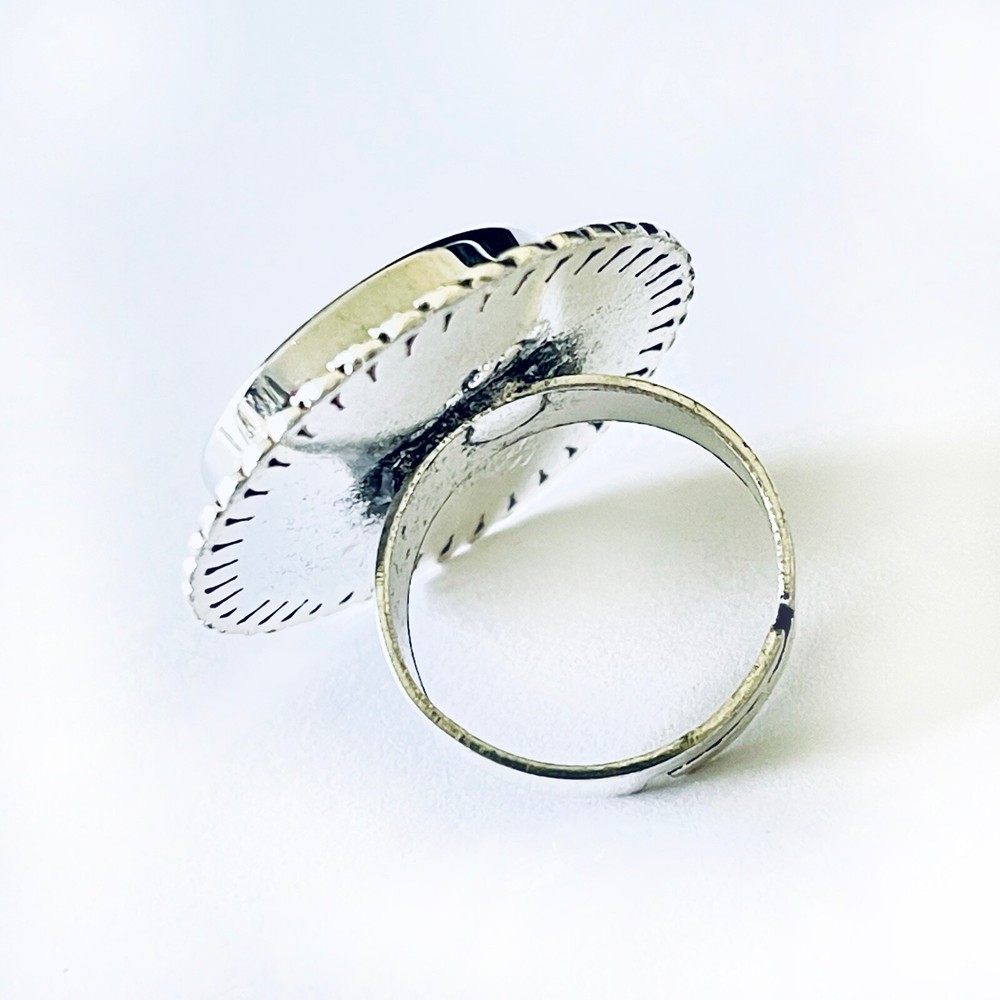 Snap Button Adjustable Rope Border Ring Fits 18-20mm Snaps