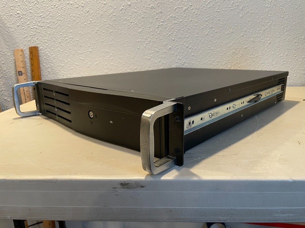 Vintage Hewitt Rand 2U Server Case/Rackmount Server Chassis Untested