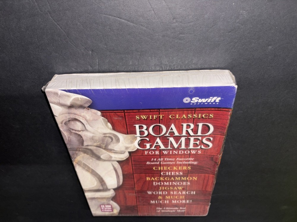 Swift Classics Board Games CD Rom - NEW For Windows
