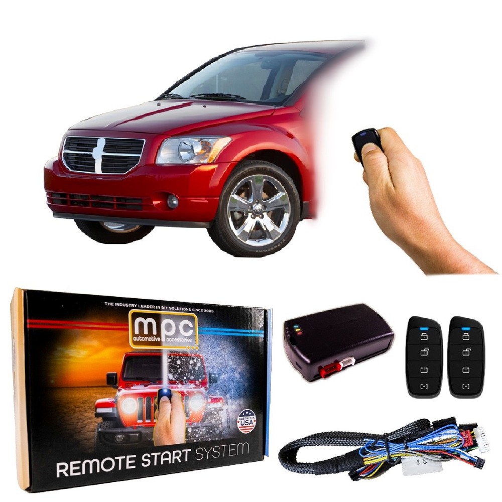 Plug-n-Play (2) 4-Button 2-Way Remote Start Kit For 2008-2012 Dodge Caliber