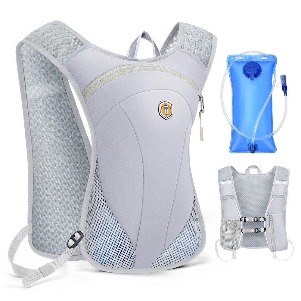 Hydration Backpack with 2L Water Bladder Bag, Lightweight and Breathable Runn...