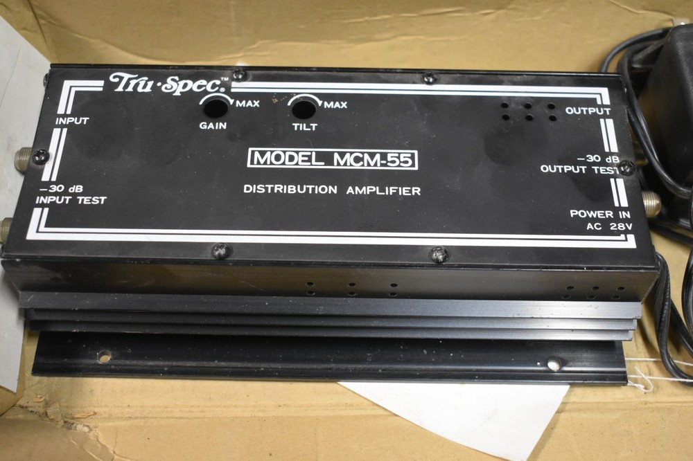 Tru Spec MCM-55 Distribution Amplifier New