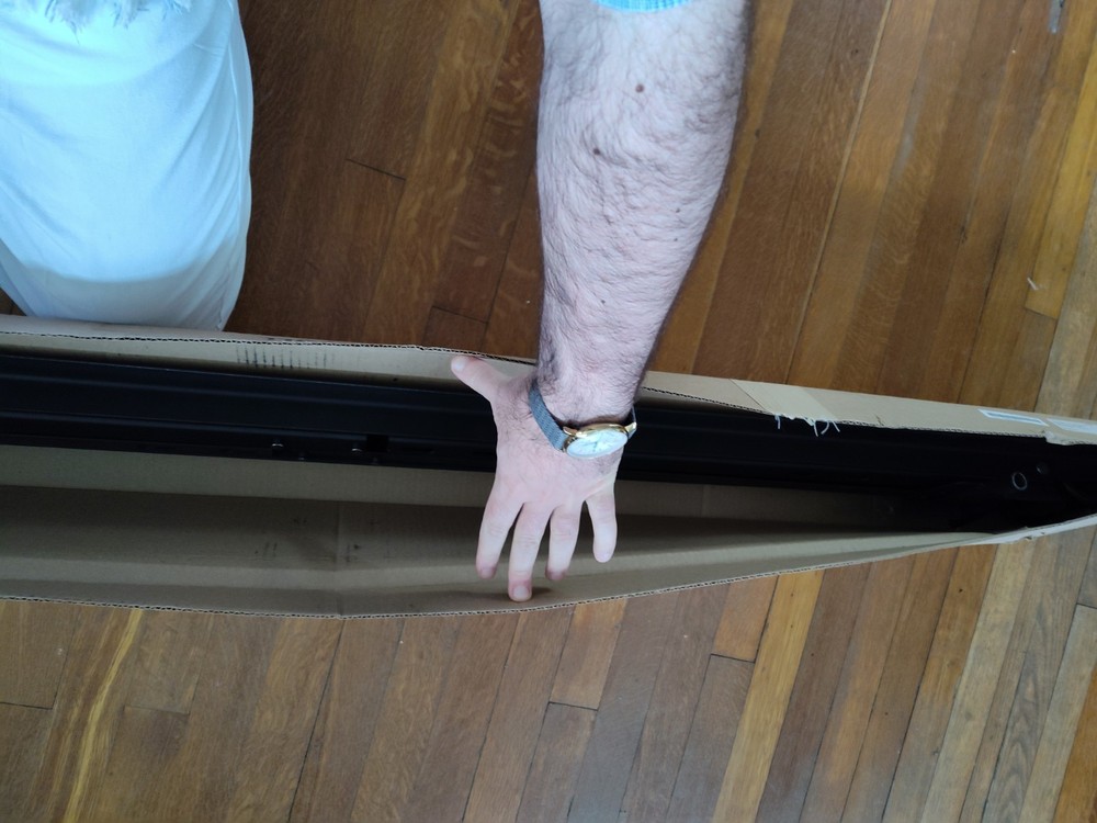 Twin / Full Metal Bed Frame With Glides