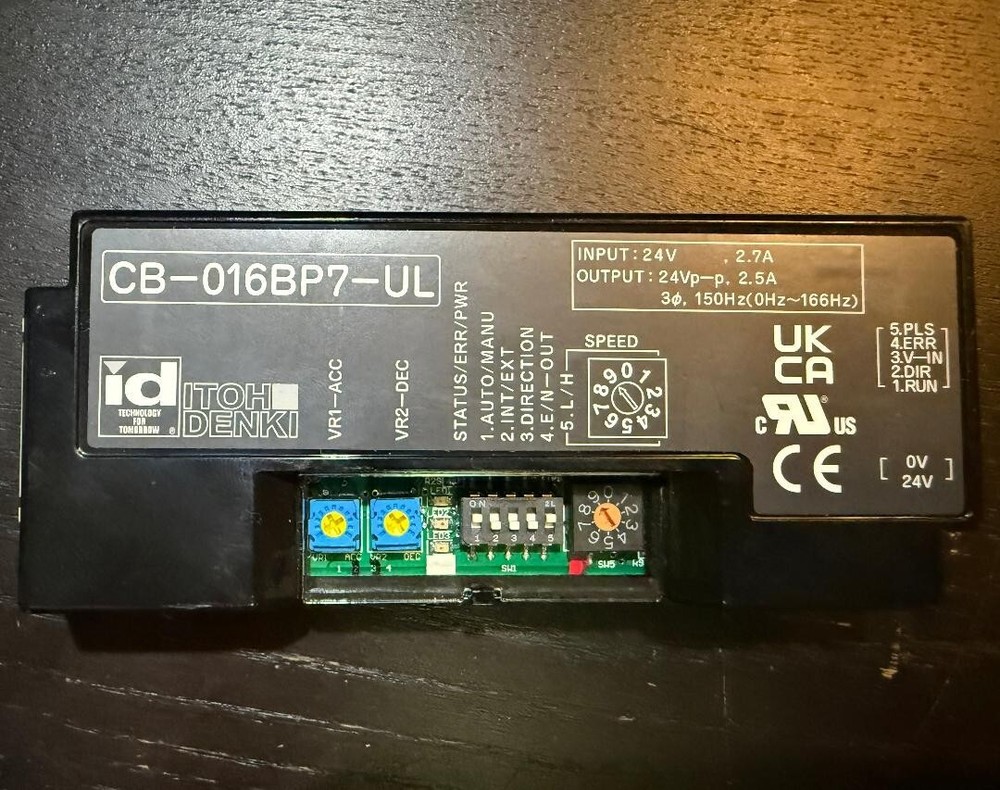 Itoh Denki CB‑016P7‑UL Driver Card – 24VDC