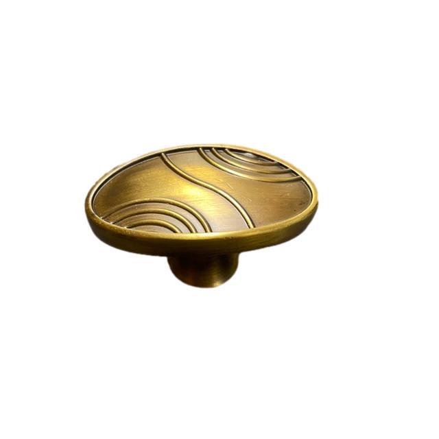 (5 Pack) 1-1/2 inch Doodle Knob Bronze