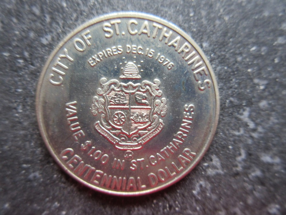 1976 St Catherine's Centennial Dollar