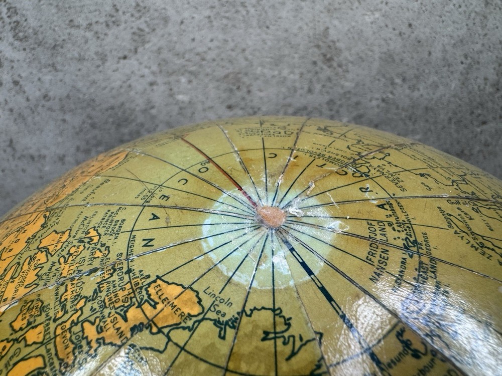 Vintage Weber Costello Globe With Base