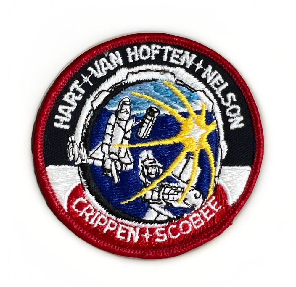 NASA Patch Space Shuttle Challenger STS-41C Crippen Scobee Hart Van Hoften