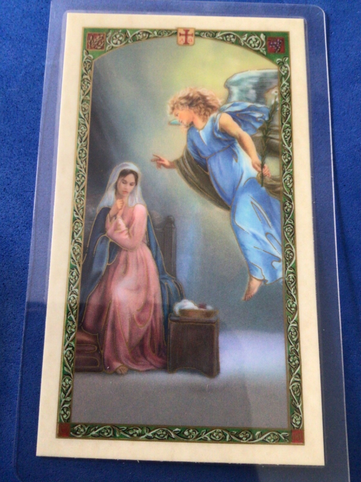 7 Archangels laminated HOLY CARDS Saint Michael Raphael Gabriel Uriel Barachiel
