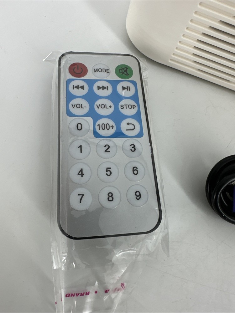 Retro CD Player Turn Table Style Bluetooth Player With Remote New In Open Box