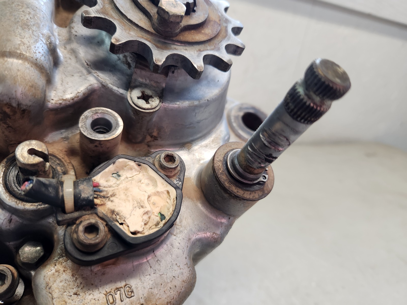 03-08 LTZ400 ltz KFX DVX 400 engine motor bottom end crank case transmission