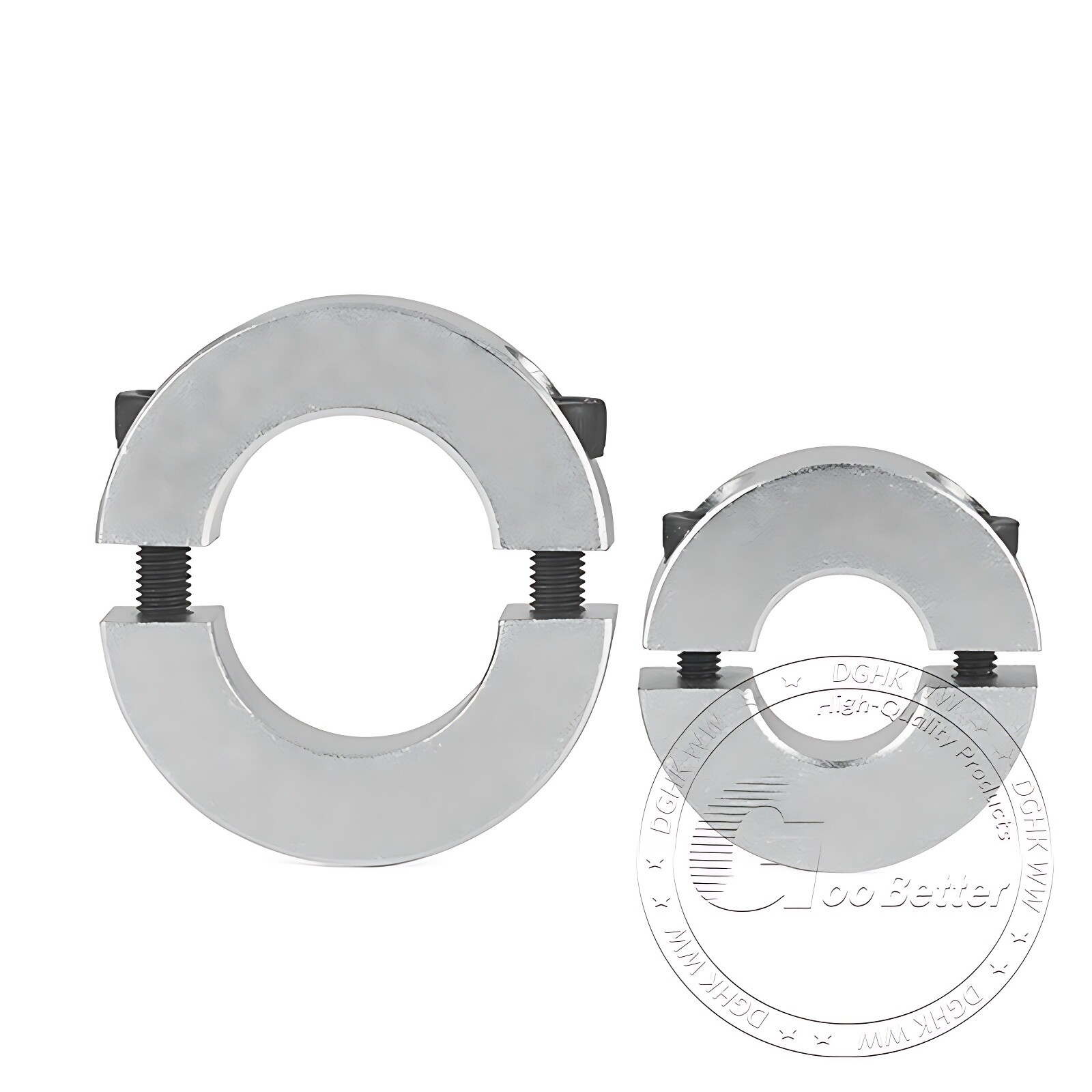 Shaft Collar Double Split Steel Metric Clamp Collars Aluminum Alloy 3mm-100mm