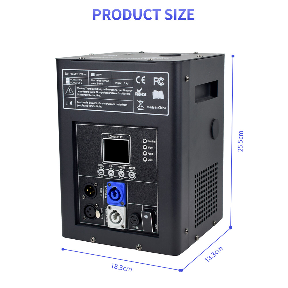 2X 700W Cold Spark Machine Firework Stage Effect Wedding DJ Event Party DMX Case